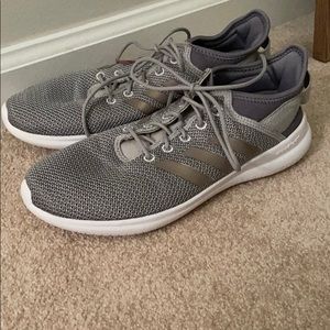 Grey Adidas Cloudfoam Sneakers Size 9.5 worn once.
